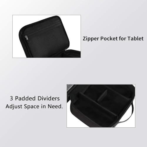 MATEIN Electronics Organizer Travel Case, Water Resistant Cable Organizer Bag for Travel Essentials, Gifts for Men, Storage Bag for Camera Accessories, Phone, Cord & Tablet, Black - Image 5