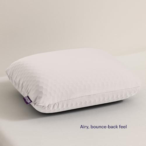 Purple Harmony Anywhere Pillow - Travel/On-The-Go, Hex Grid & Talalay Latex Core - No Pressure Support, Stays Cool, Compact & Lightweight for Easy Travel - Image 7
