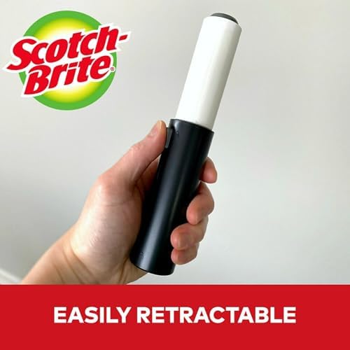 Scotch-Brite Mini Travel Lint Roller, Works Great On Pet Hair, 30 Sheets - Image 3