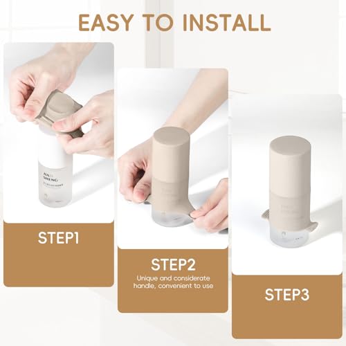 Bottle Covers for Travel, Leak Proof Elastic Sleeves, Travel Size Container Covers, Holiday Essentials for Women, Multiple Sizes Cover Suit for Various liquids Toiletries Bottles (8pcs) - Image 7