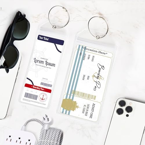 6 Pack Luggage Tags Travel Essentials & Cruise Essentials for NCL, Princess, Carnival, Royal Caribbean & Celebrity Cruise Ships by SEAVILIA - Image 7