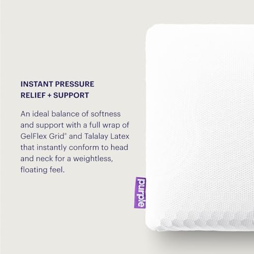 Purple Harmony Anywhere Pillow - Travel/On-The-Go, Hex Grid & Talalay Latex Core - No Pressure Support, Stays Cool, Compact & Lightweight for Easy Travel - Image 4