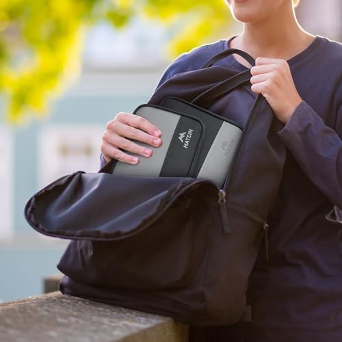 MATEIN Cord Organizer Travel Case 2 Pack, Water Resistant Tech Organizer Pouch for Small Electronic Accessories, Portable Electronics Case Carrying Bag for Cable, Changer, Earphone & Power Bank - Image 8