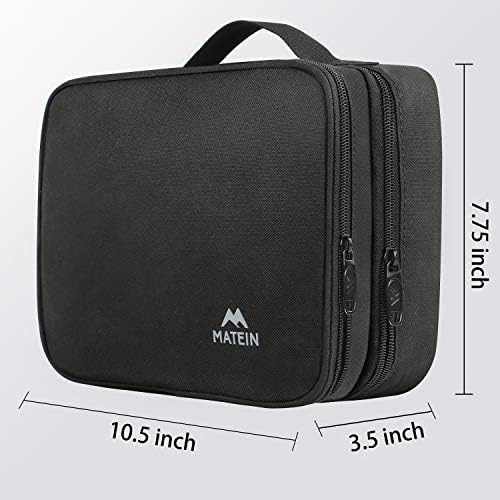 MATEIN Electronics Organizer Travel Case, Water Resistant Cable Organizer Bag for Travel Essentials, Gifts for Men, Storage Bag for Camera Accessories, Phone, Cord & Tablet, Black - Image 8