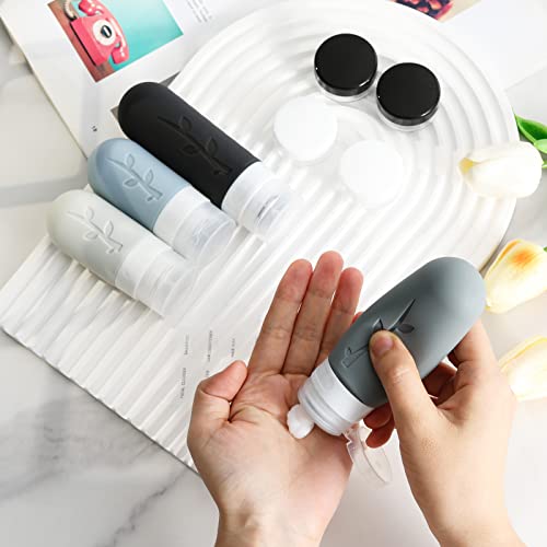 18pack Travel Bottles for Toiletries,TSA Approved Silicone Travel Containers for Toiletries,Leak Proof Refillable Liqus Shampoo And Conditioner travel Essentials toiletry Bottles - Image 6