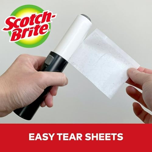 Scotch-Brite Mini Travel Lint Roller, Works Great On Pet Hair, 30 Sheets - Image 4