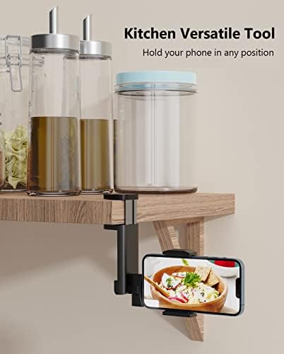 MiiKARE Airplane Travel Essentials Phone Holder, Universal Handsfree Phone Mount for Flying with 360 Degree Rotation, Accessory for Airplane, Travel Must Haves Phone Stand for Desk, Tray Table - Image 7