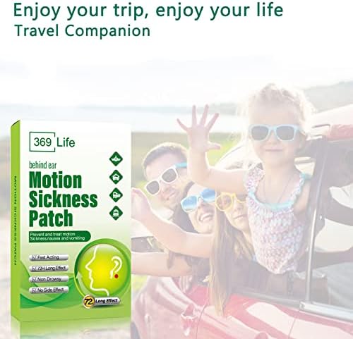 Motion Sickness Patches for Car and Boat Rides, Ships, Cruise and Airplane & Other Forms of Transport - Travel Essentials, for Adults and Kids (24 Count) - Image 6
