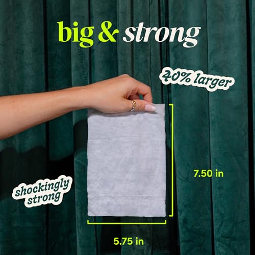 goodwipes Flushable Wipes - Individually Wrapped Butt Wipe for On-the-Go Adults - Portable Mini Wipes - Travel Essentials - Sewer & Septic Safe - Botanical Bliss, 32 Count (1 Pack) - Image 3