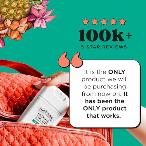 Poo-Pourri Before-You-Go Pocket Toilet Spray, Travel Essentials, Beach Bum, 1 Fl Oz, Up to 50 Uses, On-The-Go Bathroom Odor Deodorizer with Essential Oils, TSA Approved Size, Coconut Orchid Scent - Image 3