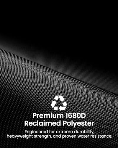 tomtoc Travel Cable Organizer Pouch, Electronics Accessories Organizer Portable Waterproof Double Accessories Carry Case for Cord, Charger, Cables, USB Drive, Black - Image 5