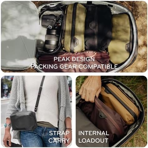 Peak Design Tech Pouch, Eclipse, Electronics Organizer for Travel or Everyday Carry, Origami-Style Storage, Cable Pass-Through, Weatherproof Recycled Nylon, Gear Carry Bag for Men and Women - Image 3