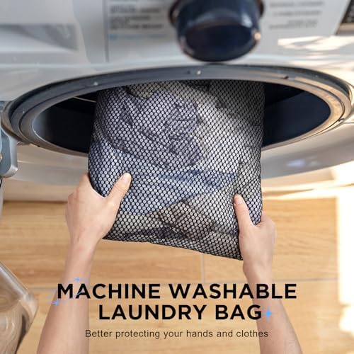 10 Set Compression Packing Cubes for Travel Essentials,Compressible Expandable Packing Cubes for Suitcase,OlarHike Luggage Organizer Bags for Travel,Handy Helper for Organizing Clothes(Black) - Image 4