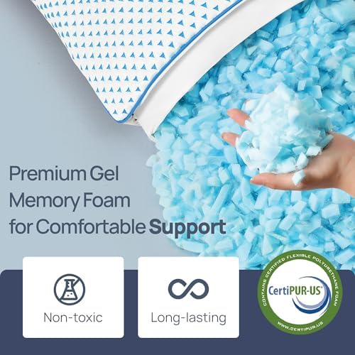 Small Cooling Memory Foam Pillow for Travel & Camping, Compressible Adjustable Pillow for Medium Firm Neck Knee Lumbar Support,Washable, Ideal Sleeping, Car, Airplane, Toddler & Backpacking, Gifts - Image 6